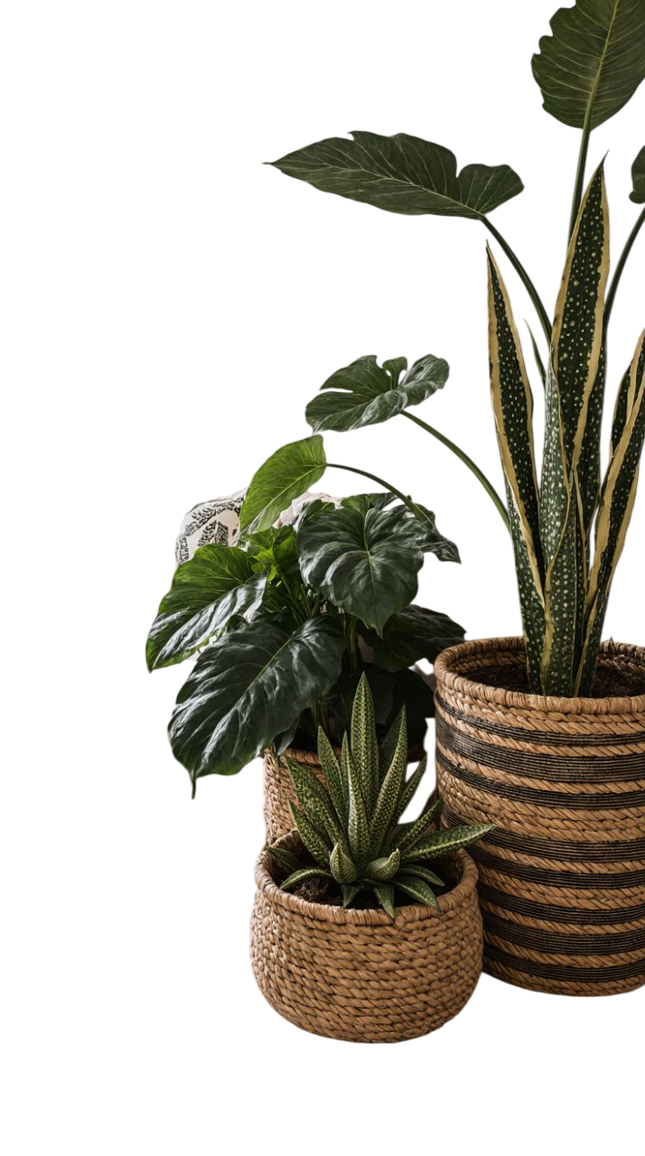 Persona trabajando con plantas